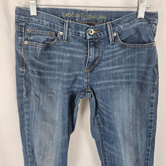 Levi's 421 Jeans Juniors - Women's 9 / 29 Blue Medium Wash Skinny Natural Fade - Picture 2 of 16